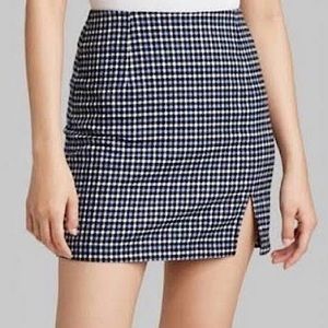 Plad wild fable skirt